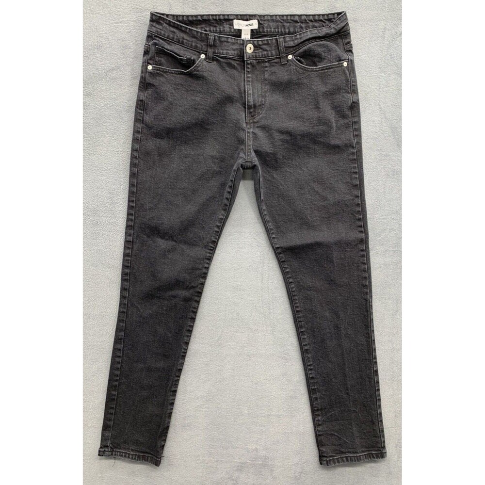 Fashion Nova Men Denim Jeans Size 38x30 Black Straight Fit Everyday Wear MPDSS1